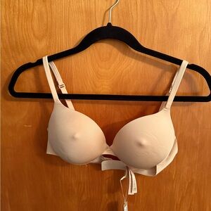 SKIMS Nipple Bra Ultimate Apex Push Up Bra Clay  size 34B